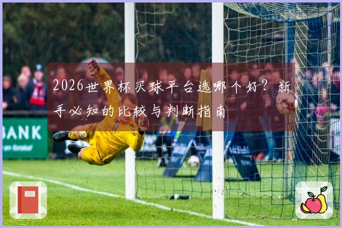 2026世界杯买球平台选哪个好？新手必知的比较与判断指南